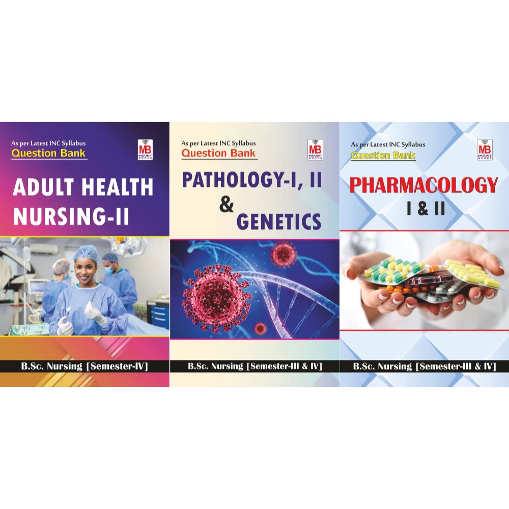 B.Sc. Nursing Semester-IV QB (Set of 3 Books)