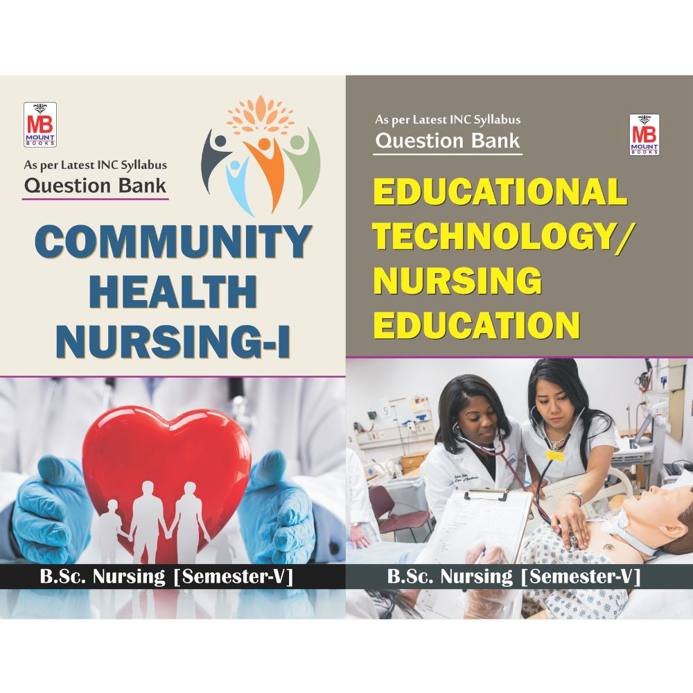 B.Sc. Nursing Semester-V QB (Set of 2 Books) [As per New INC Syllabus]