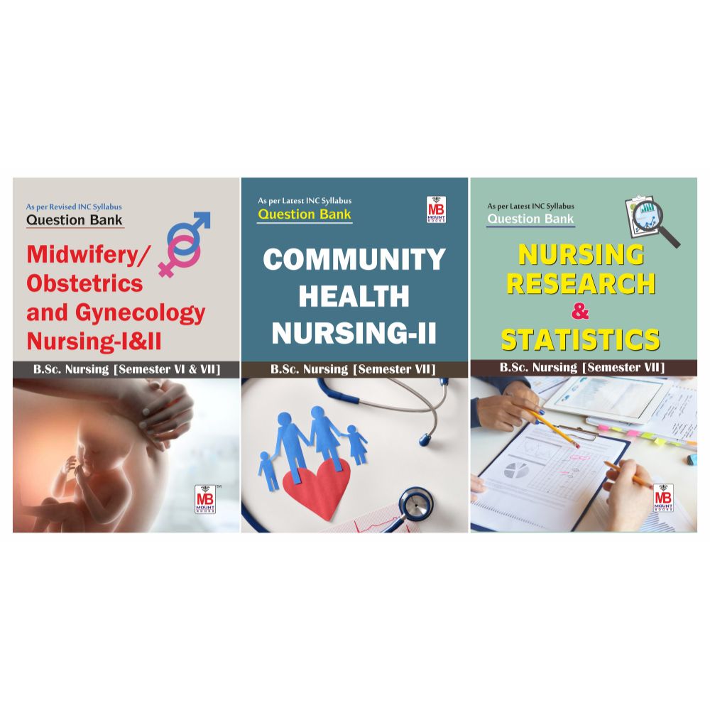B.Sc. Nursing Semester-VII [Set of 3 Books]