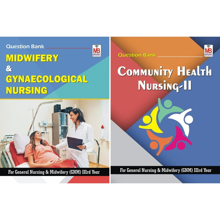 GNM 3rd Year Question Banks (English) [Set of 2 Books]