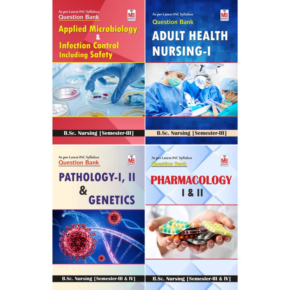 B.Sc. Nursing Semester-III QB (Set of 4 Books)